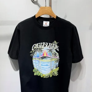 Casablanca Cotton-Feel Printed T-Shirt