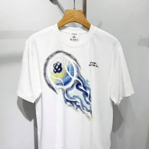 Casablanca Cotton-Feel Printed T-Shirt