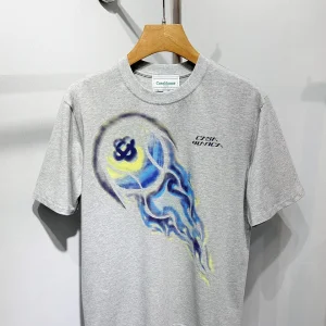 Casablanca Cotton-Feel Printed T-Shirt