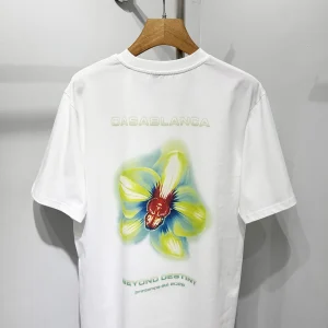 Casablanca Cotton-Feel Printed T-Shirt