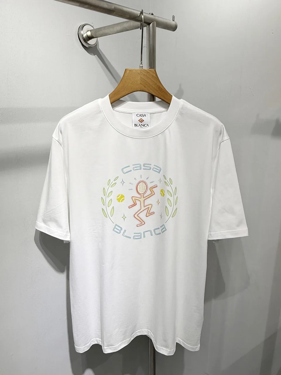 Casablanca Cotton-Feel Printed T-Shirt