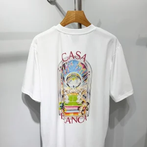 Casablanca Cotton-Feel Printed T-Shirt