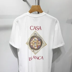 Casablanca Cotton-Feel Printed T-Shirt