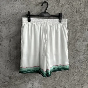 Casablanca Silk-Feel Printed Shorts