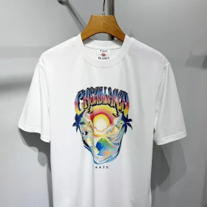 Casablanca Cotton-Feel Printed T-Shirt