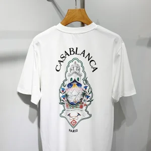 Casablanca Cotton-Feel Printed T-Shirt