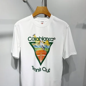 Casablanca Cotton-Feel Printed T-Shirt