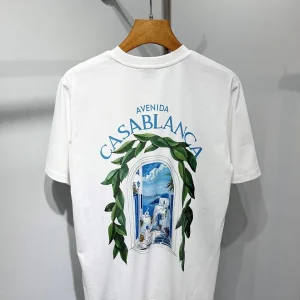 Casablanca Cotton-Feel Printed T-Shirt