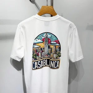 Casablanca Cotton-Feel Printed T-Shirt