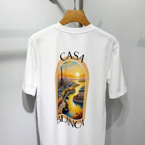 Casablanca Cotton-Feel Printed T-Shirt