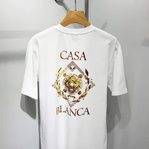 Casablanca Cotton-Feel Printed T-Shirt
