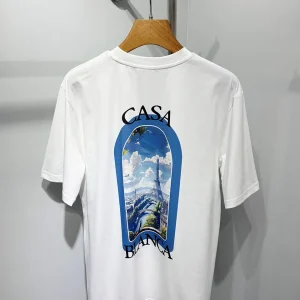 Casablanca Cotton-Feel Printed T-Shirt