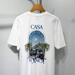 Casablanca Cotton-Feel Printed T-Shirt