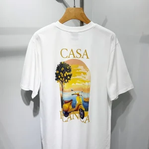 Casablanca Cotton-Feel Printed T-Shirt