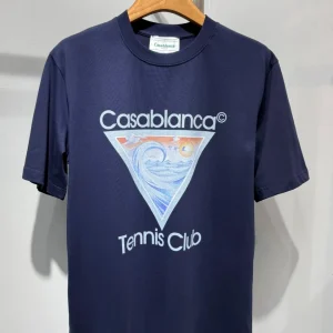 Casablanca Cotton-Feel Printed T-Shirt