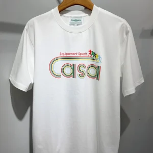 Casablanca Cotton-Feel Printed T-Shirt