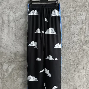 Casablanca Silk-Feel Printed Pants
