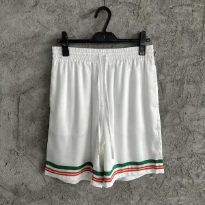 Casablanca Silk-Feel Printed Shorts