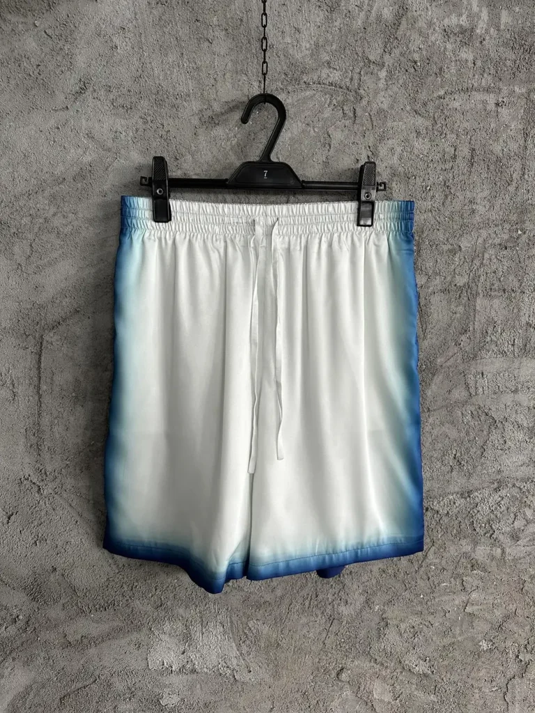 Silk-Feel Printed Shorts