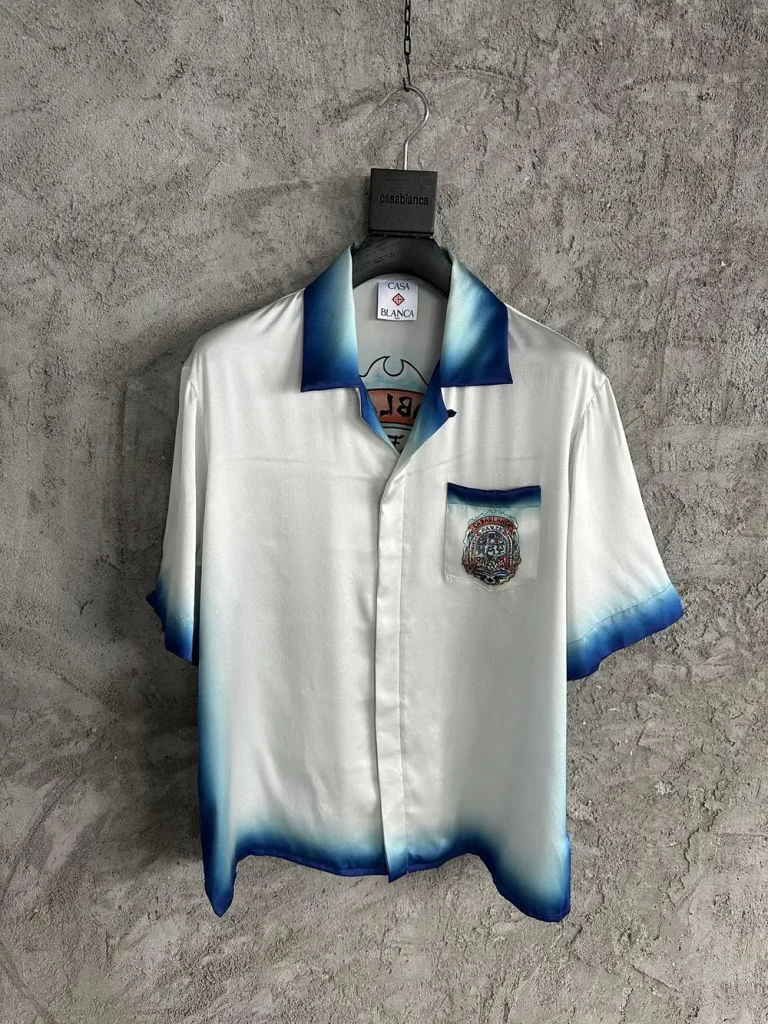 Casablanca 2025SS Silk Printed Short Sleeve Shirt #0061