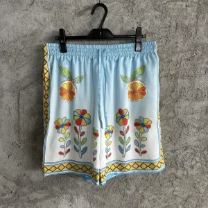 Casablanca Silk-Feel Printed Shorts