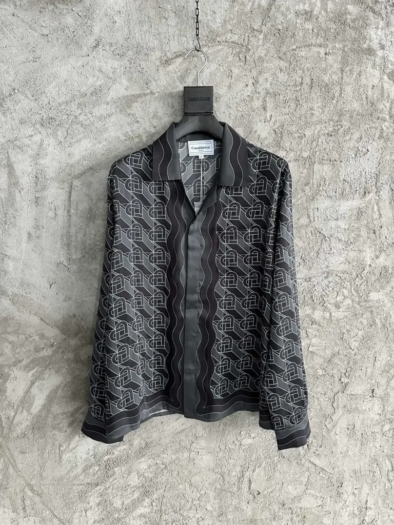 Casablanca 2024SS Silk Printed Long Sleeve Shirt #0029