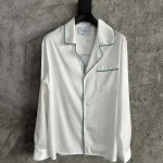 Silk-Feel Long Sleeve Shirt