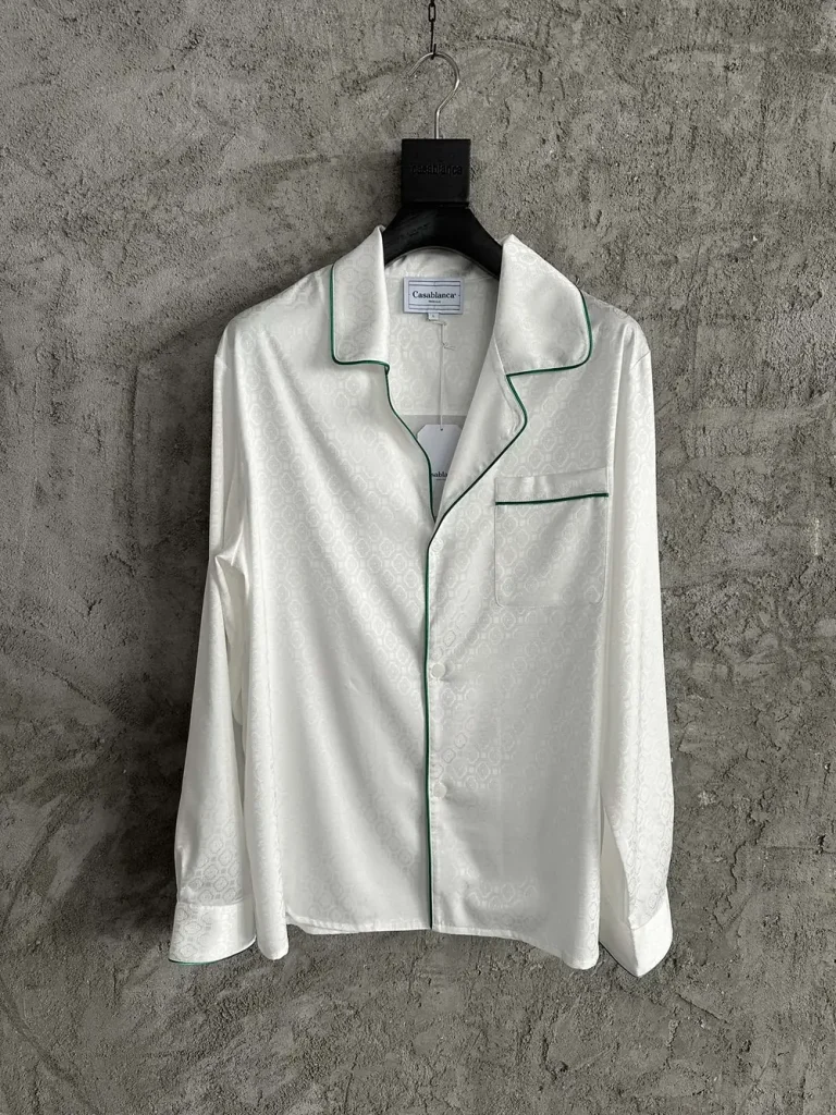 Silk-Feel Long Sleeve Shirt