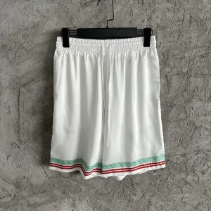 Casablanca Silk-Feel Printed Shorts