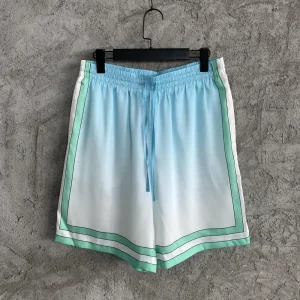 Casablanca Silk-Feel Printed Shorts