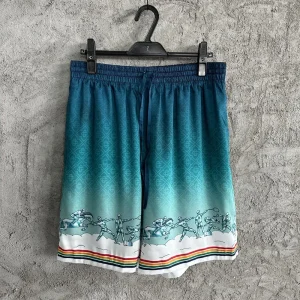 Casablanca Silk-Feel Printed Shorts