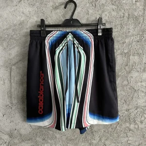 Casablanca Silk-Feel Printed Shorts
