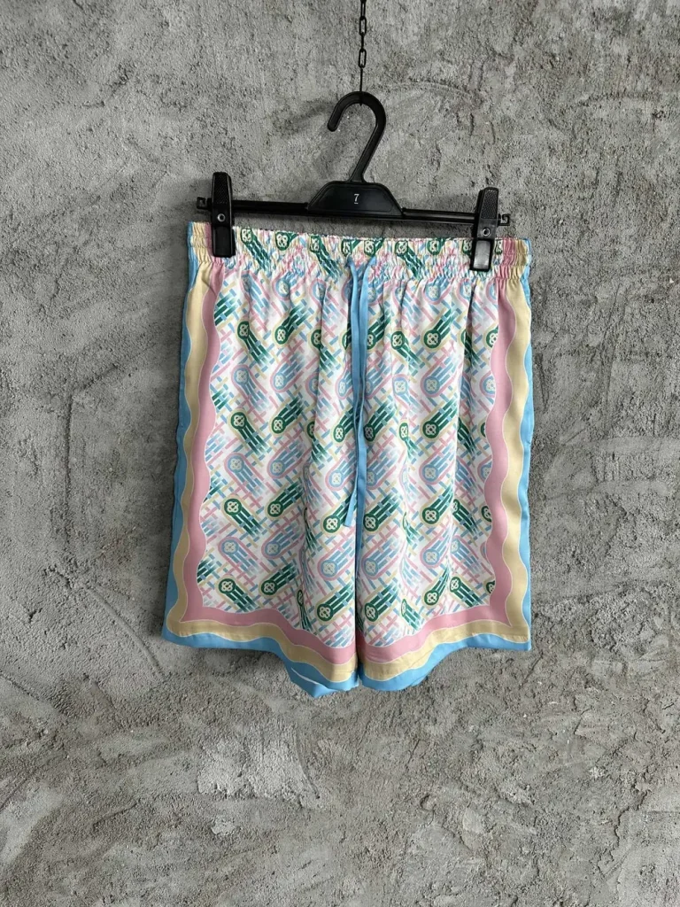Casablanca 2025SS Silk Printed Shorts #0092