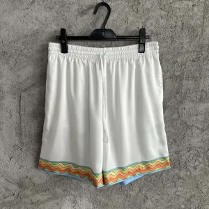 Casablanca Silk-Feel Printed Shorts