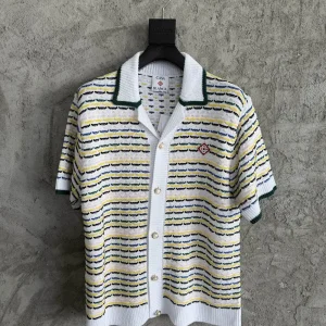 Casablanca Cotton-Feel Knit Shirt