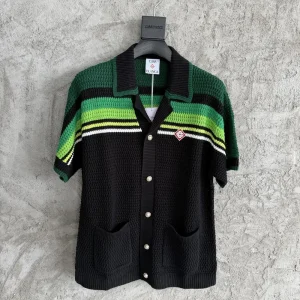 Casablanca Cotton-Feel Knit Shirt