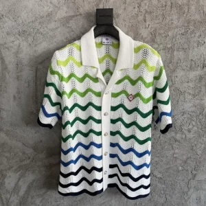 Casablanca Cotton-Feel Knit Shirt