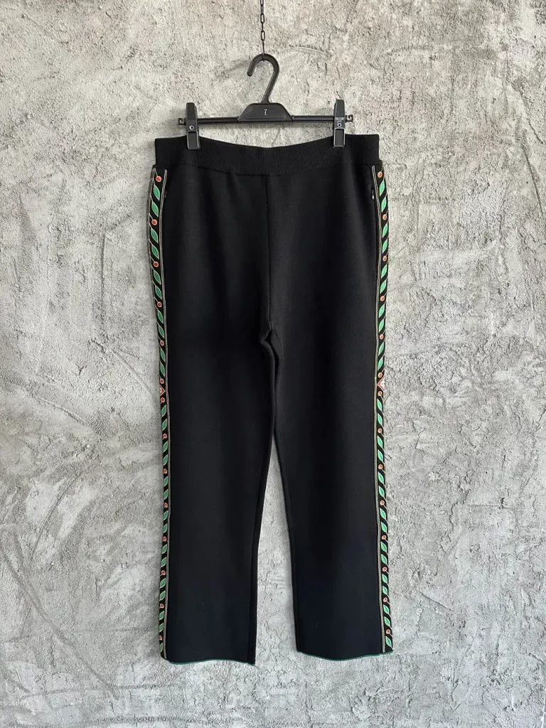 Casablanca 2024SS Wool Embroidered Pants #0131