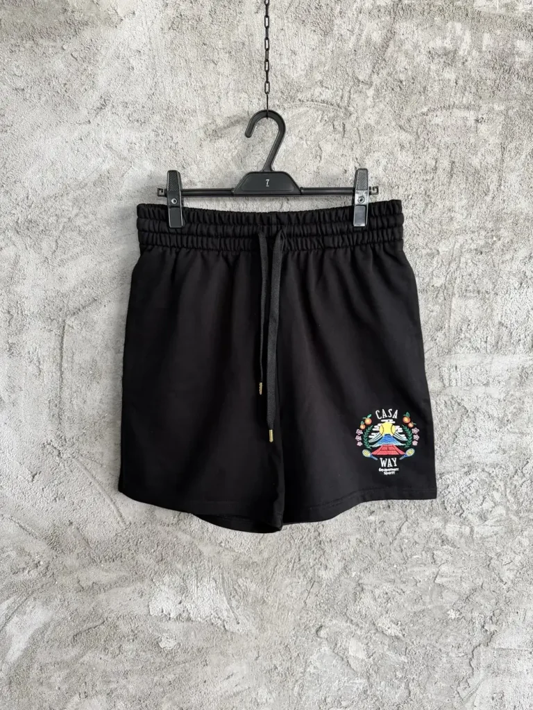 Casablanca 2025SS Cotton Embroidered Shorts #0140