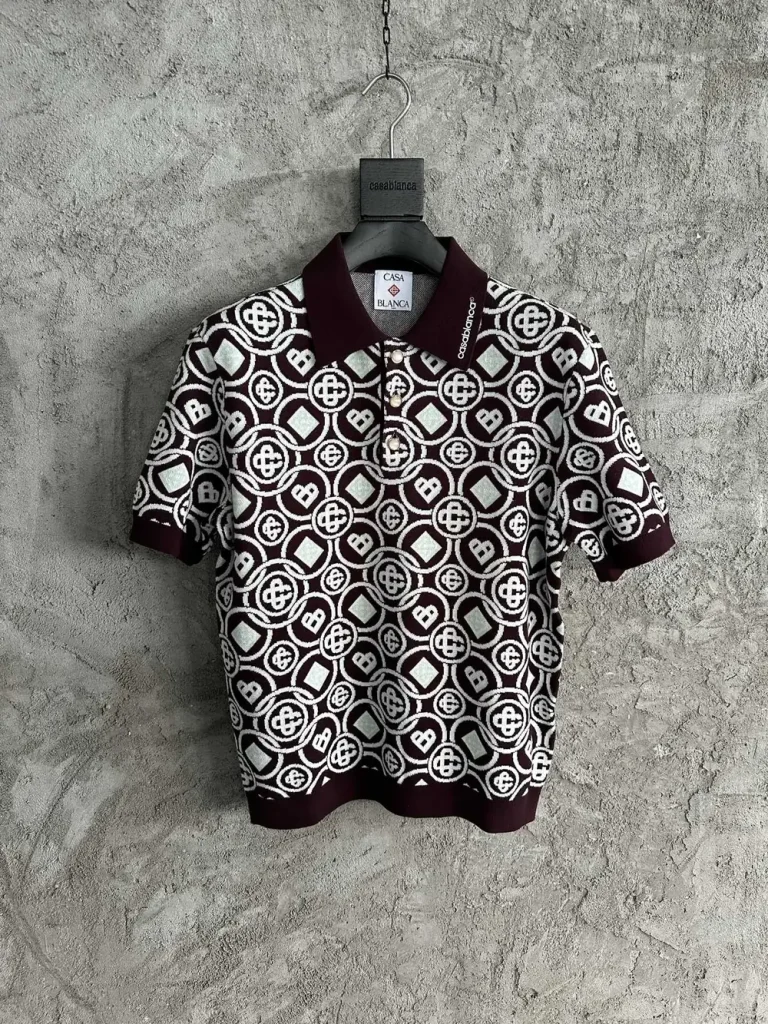 Casablanca 2025SS Cotton Printed Knit Shirt #0142