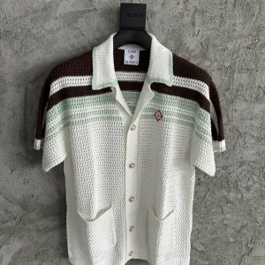 Casablanca Cotton-Feel Knit Shirt