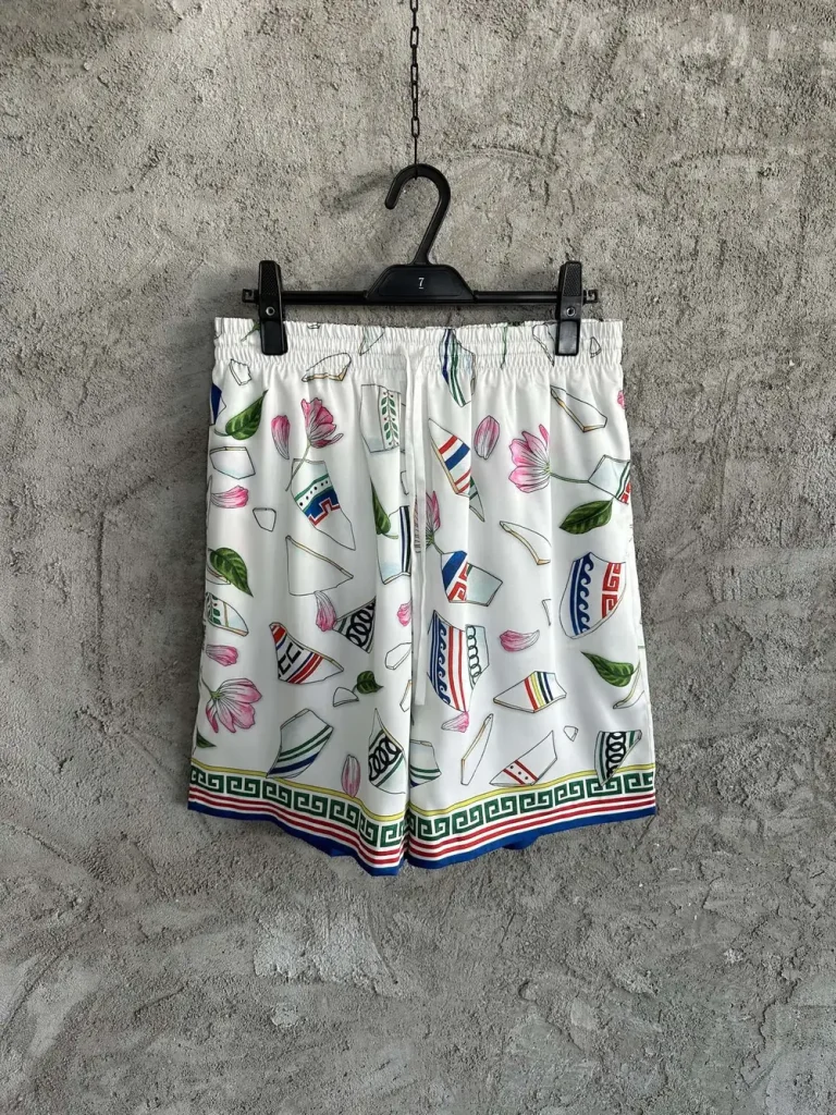 Casablanca 2025SS Silk Printed Shorts #0164