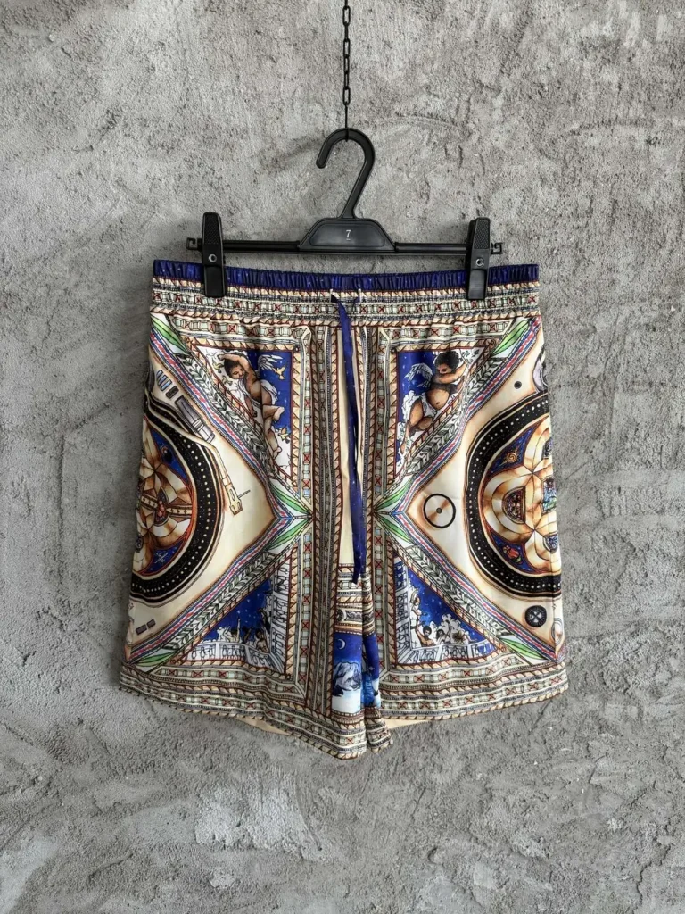 Casablanca 2026SS Silk Printed Shorts #0213