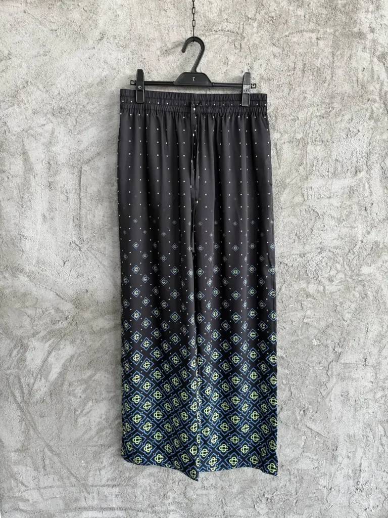 Casablanca 2026SS Silk Printed Pants #0221