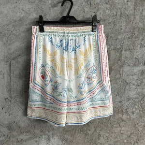 Casablanca Silk-Feel Printed Shorts
