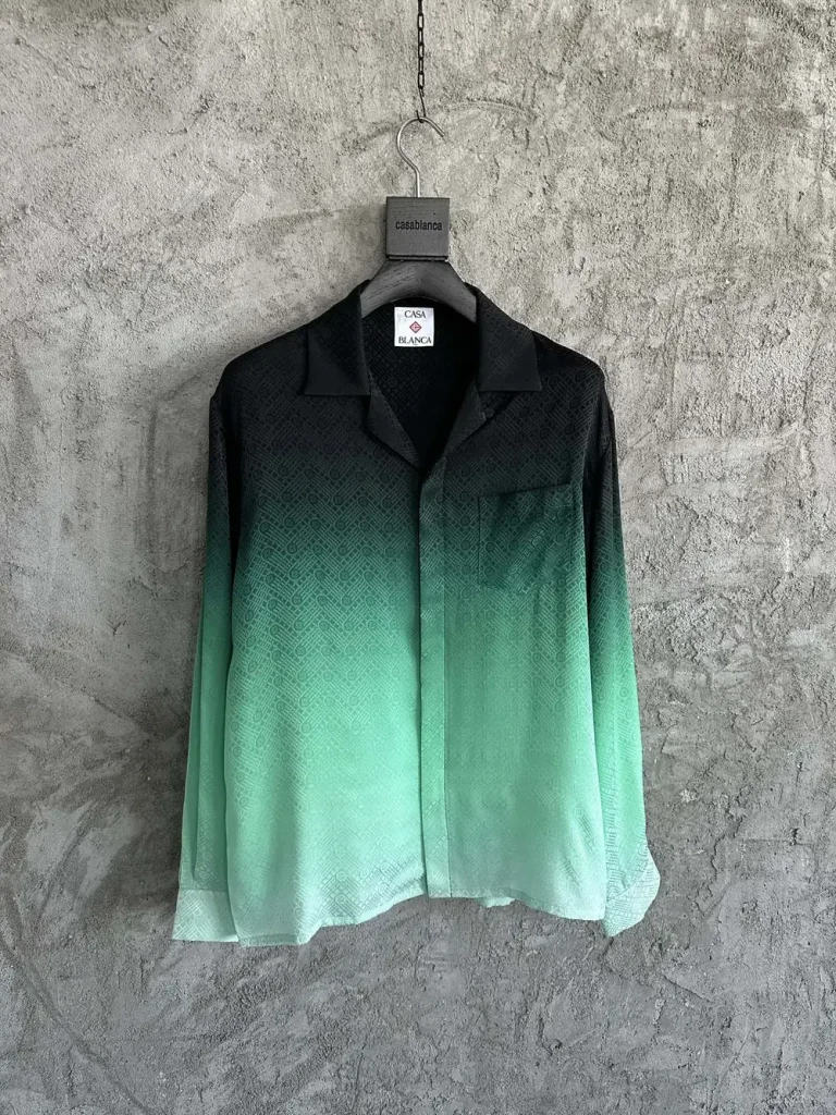 Casablanca 2025SS Silk Printed Long Sleeve Shirt #0225