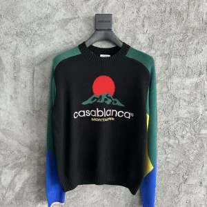 Casablanca Wool Embroidered Knit Shirt