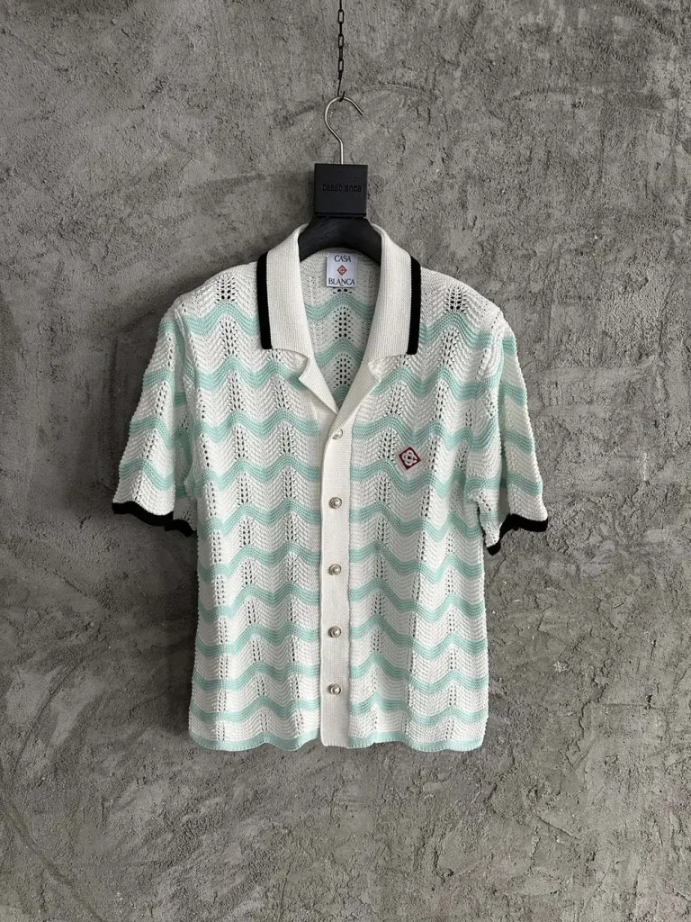 Casablanca 2025SS Cotton Knit Knit Shirt #0264