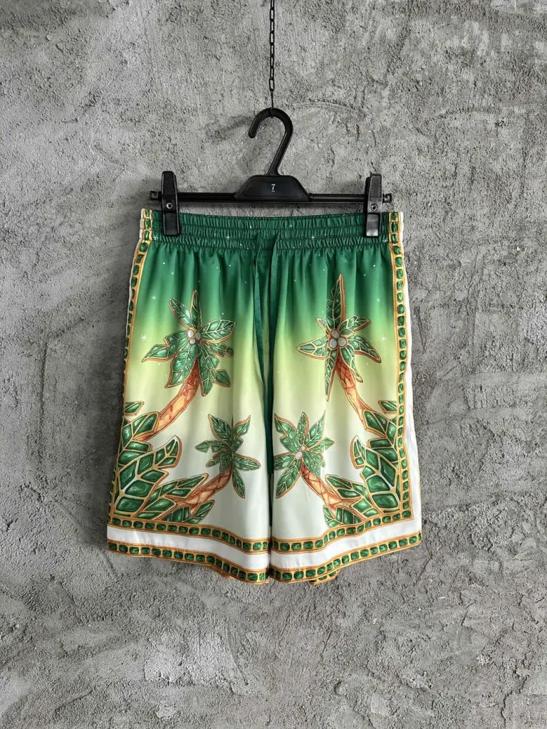 Casablanca 2024SS Silk Printed Shorts #0286