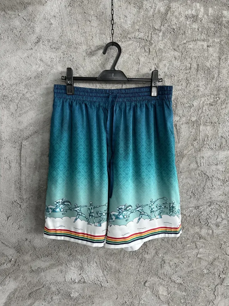 Casablanca 2024SS Silk Printed Shorts #0328